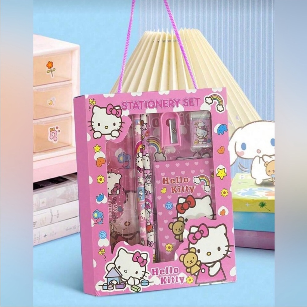 Hello Kitty Pink Stationery Set